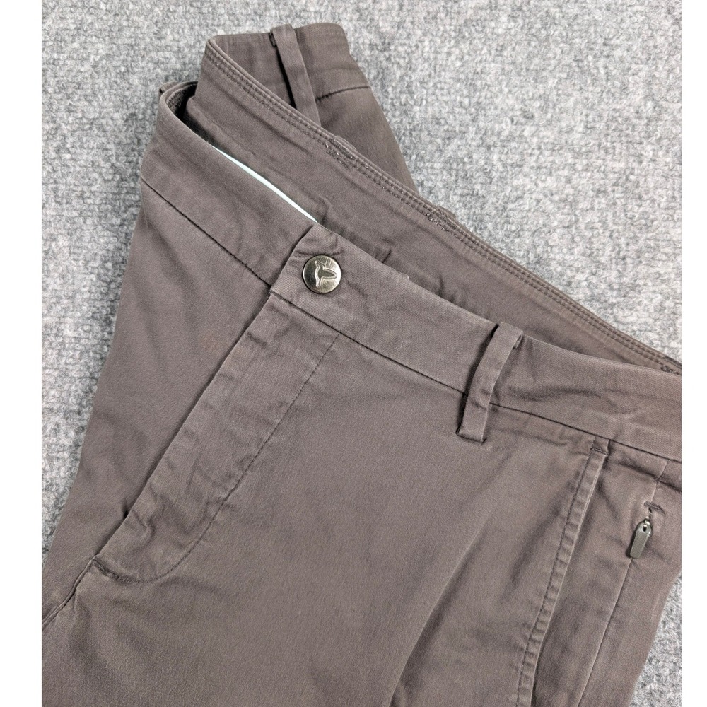Birddogs Boomstick Men 32x32 Lined Performance Chino Pants Dark Grey Stretch